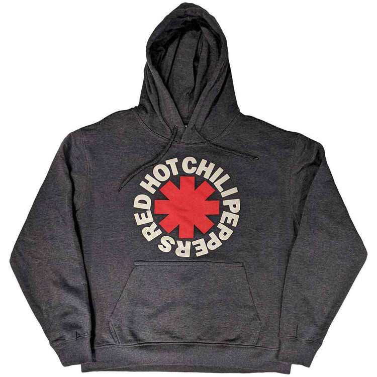 Red Hot Chili Peppers Classic Asterisk  Unisex Pullover Hoodie Charcoal Grey