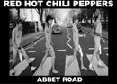 Red Hot Chilli Peppers Abbey Road Poster Black White