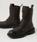 Roc Huron Choc Grain Leather Boots