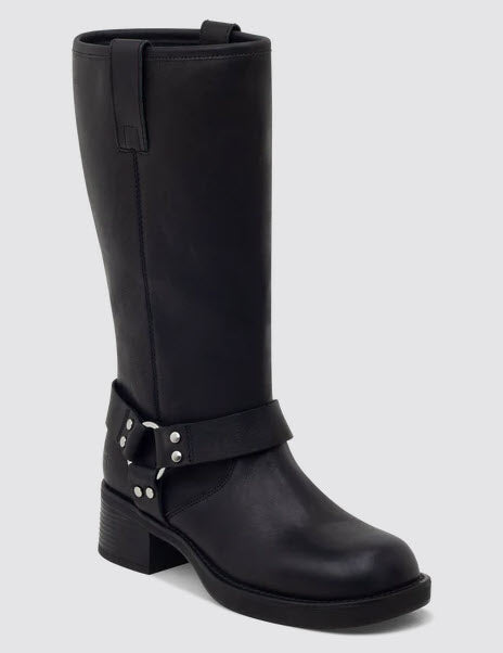 Roc Racer Black Leather Boot