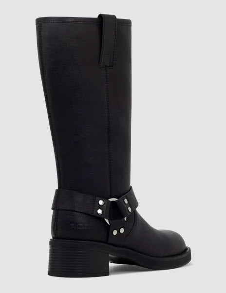 Roc Racer Black Leather Boot