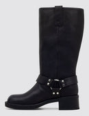 Roc Racer Black Leather Boot