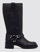 Roc Racer Black Leather Boot