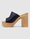 Roc Flirt Leather Heel Black Natural