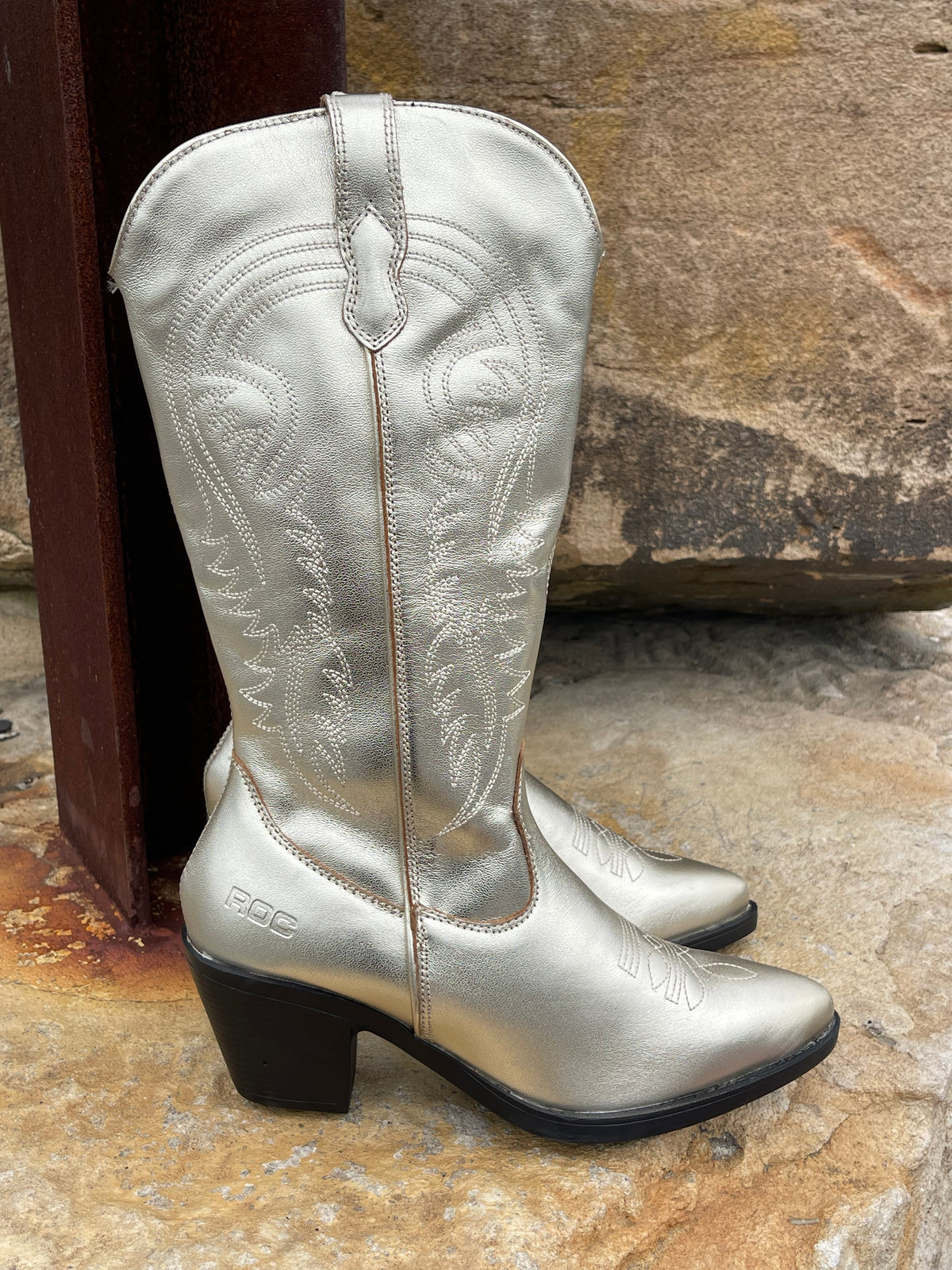 Roc Boots Gaucho Platinum Gold