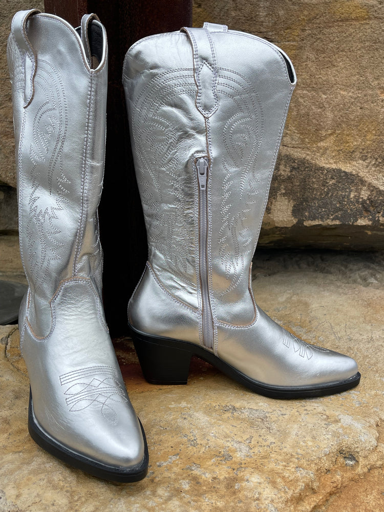 Roc Boots - Roc Gaucho Metallic Silver