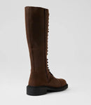 Roc Hunter Brown Buff Leather Knee High Boot