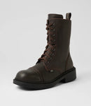 Roc Huron Choc Grain Leather Boots