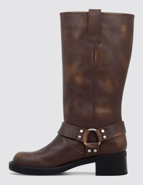 Roc Racer Brown Leather Boot