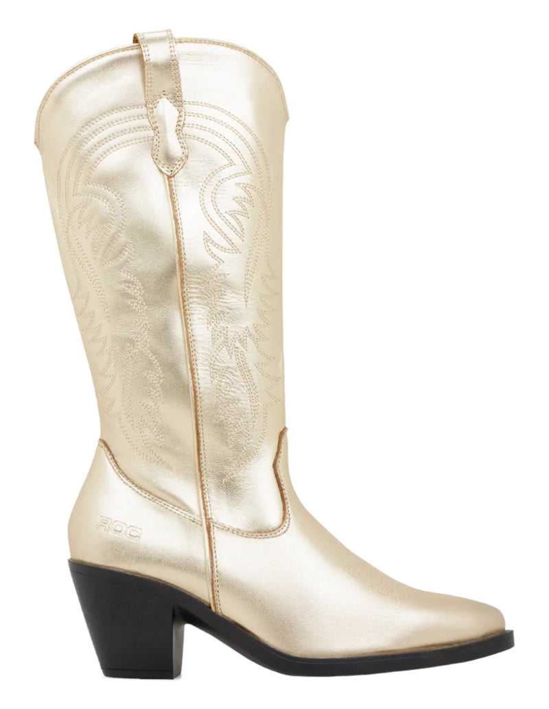 Roc Boots Gaucho Platinum Gold