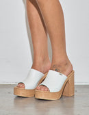 Roc Flirt White Heel