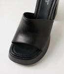 Roc Nina Black Leather Heels