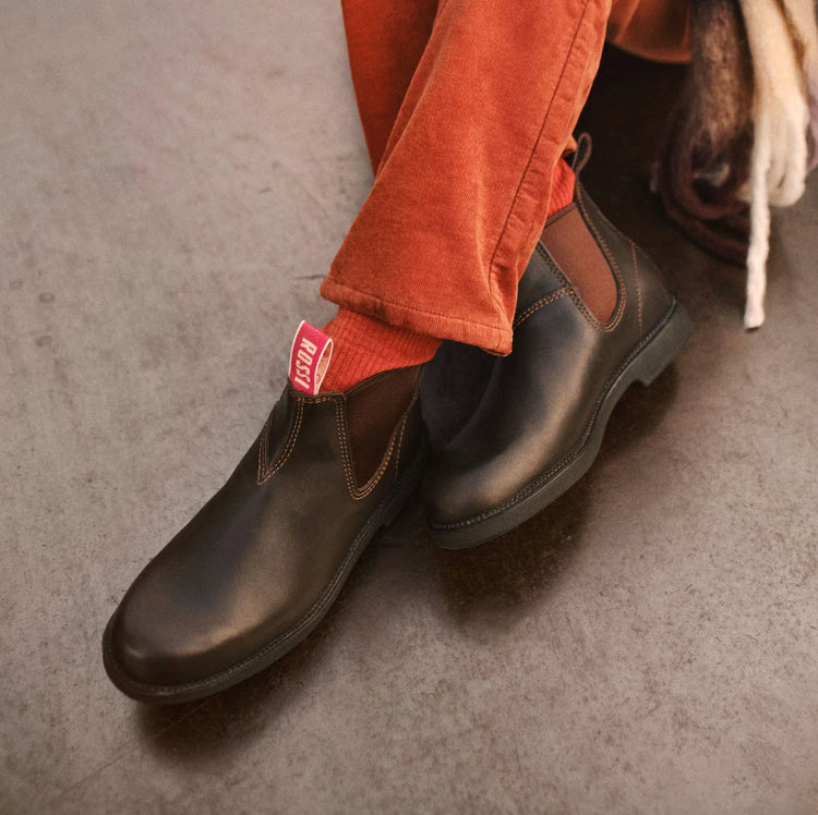 Rossi 607 Booma Elastic Side Boot Claret