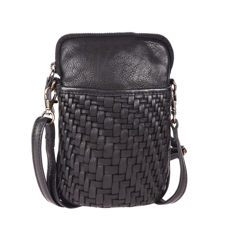 Rugged Hide Leather - Roseberry - Black