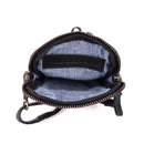 Rugged Hide Leather - Roseberry - Black