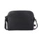 Rugged Hide Leather - Milan Shoulder Bag - Black