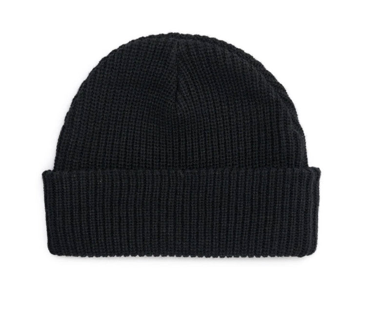 S Double Mid Beanie Black