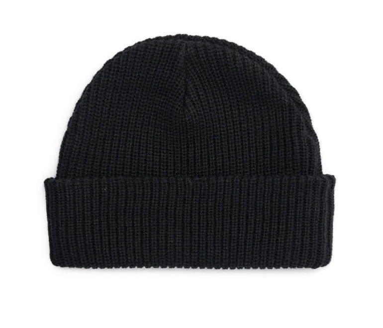 S Double Mid Beanie Black