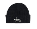S Double Mid Beanie Black