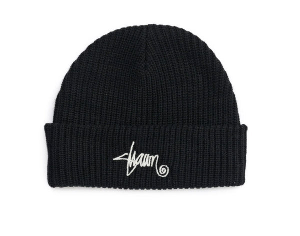 S Double Mid Beanie Black