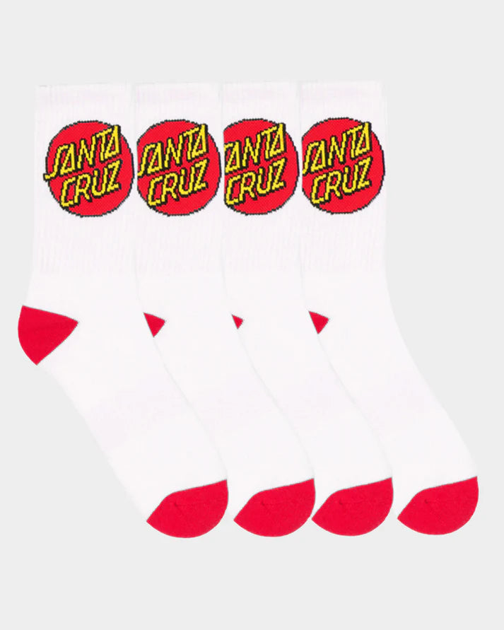 Santa Cruz Classic Dot Boys Crew Socks 