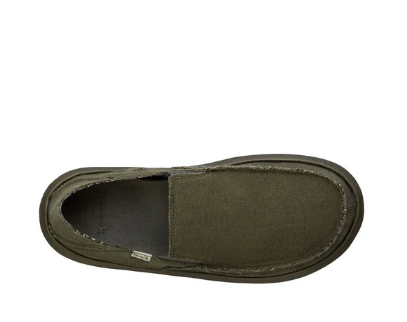 Sanuk Donny Hemp Army