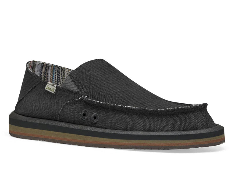 Sanuk Vagabond ST Hemp Black