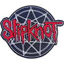 Slipknot Red Logo Over Nonogram Woven Patch