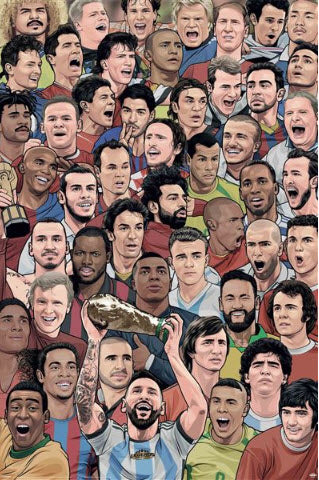 Soccer Football Legends Poster