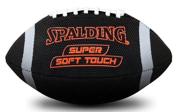 Spalding Super Soft Gridiron Football Orange Black