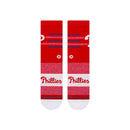 Stance Closer Phi Red Crew Sock