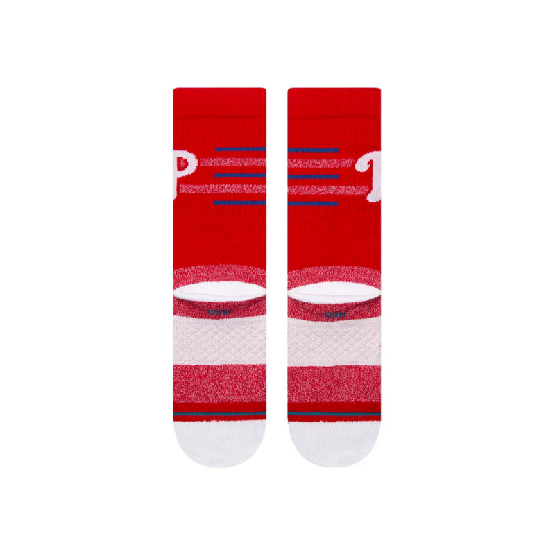 Stance Closer Phi Red Crew Sock