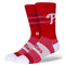 Stance Closer Phi Red Crew Sock