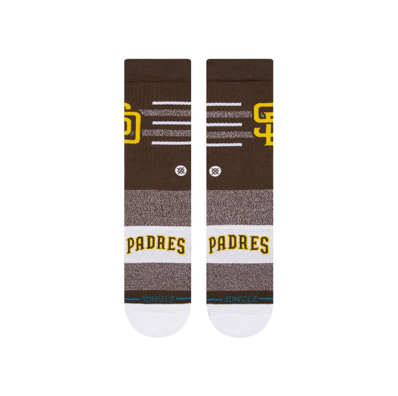 Stance Closer SD - San Diego Padres Brown Crew Socks