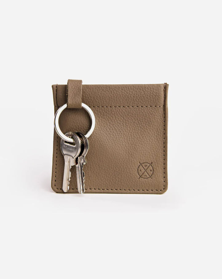 Stitch & Hide Leather Key Pouch Oak