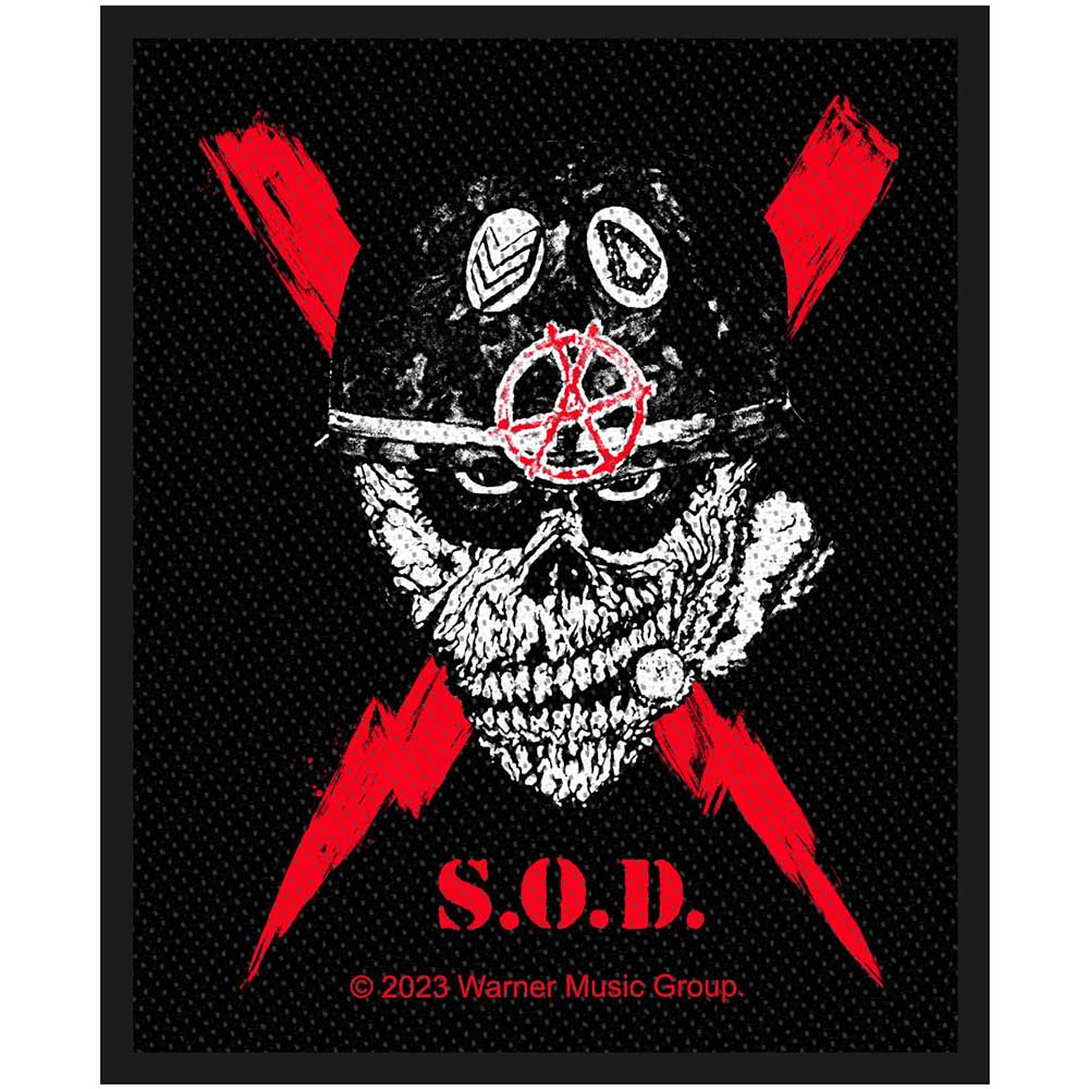 Stormtroopers Of Death Scrawled Lightning Patch – Famous Rock Shop