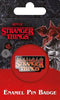 Stranger Things 4 Fire Logo Enamel Pin Bage