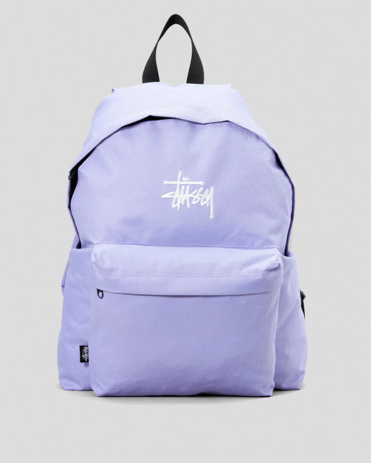 Stussy Graffiti Canvas Violet Backpack