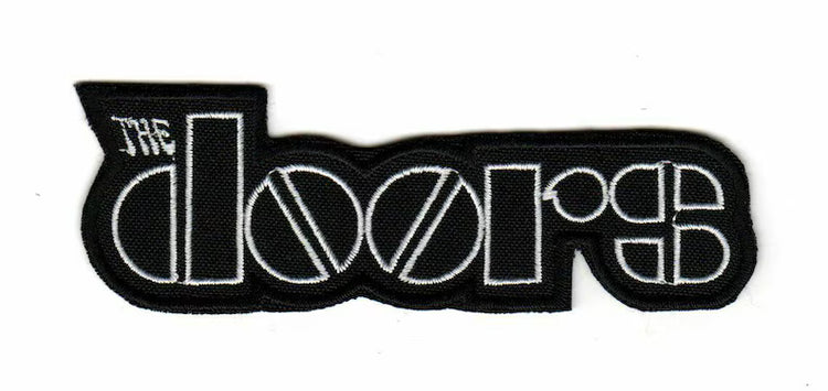 The Doors White Logo Patch
