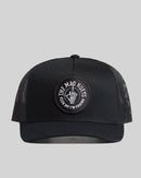 The Mad Hueys Twill Trucker Cap Black