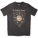 The Smashing Pumpkins Celestial Sun Unisex T-Shirt Stone Wash Charcoal Grey