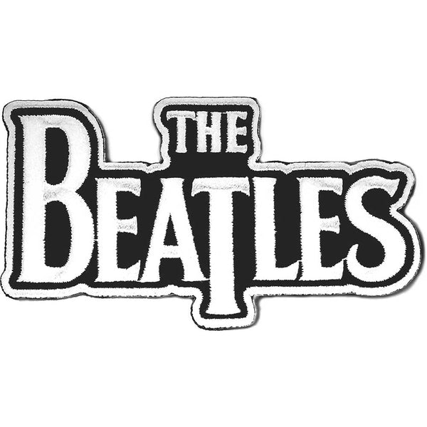 The Beatles Drop T Logo White Patch