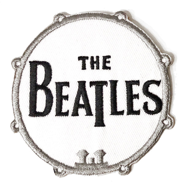The Beatles Drum Logo White Patch