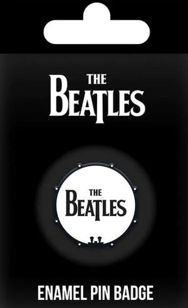 The Beatles Enamel Pin Badge Classic Drum Band Logo