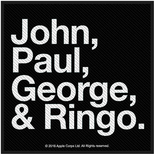 The Beatles John Paul George & Ringo Patch.