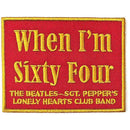 The Beatles When I'm Sixty Four Patch