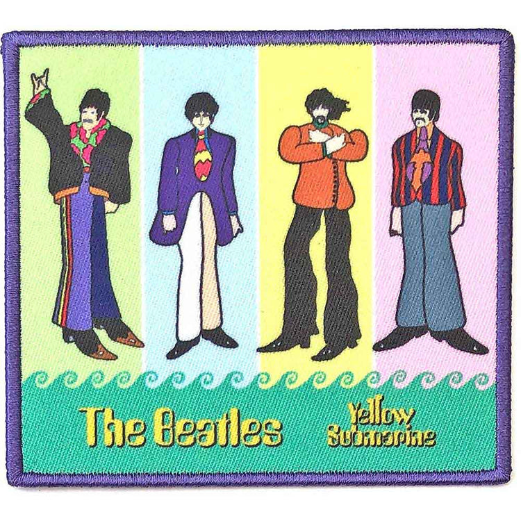 The Beatles Yellow Submarine Band in Stripes Patch