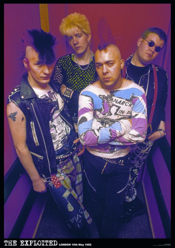 The Exploited London 1982 Poster