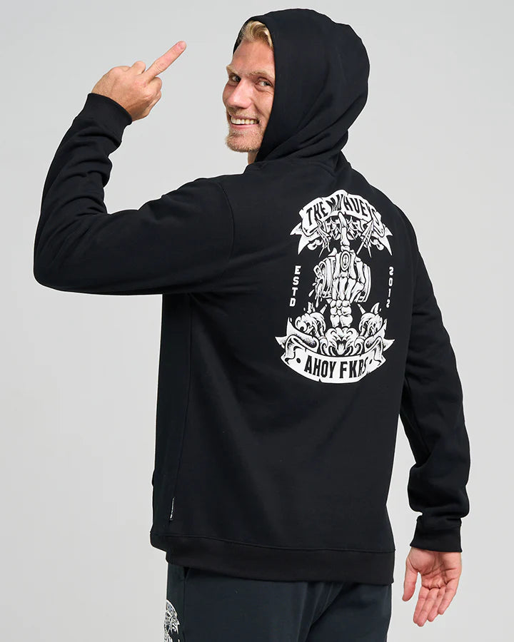 The Mad Hueys Ahoy Fkrs Storm Hooded Pullover