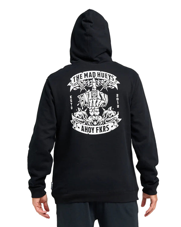 The Mad Hueys Ahoy Fkrs Storm Hooded Pullover